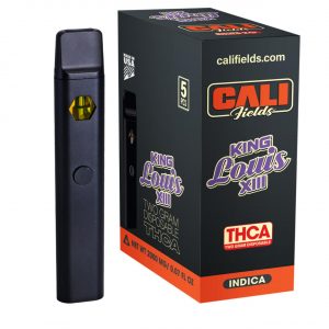 Cali Fields THCA Disposable Vape 2G - King Louis XIII Indica | THCA
