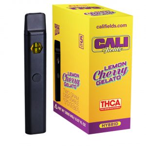 Cali Fields THCA Disposable Vape 2G - Lemon Cherry Gelato Hybrid | THCA