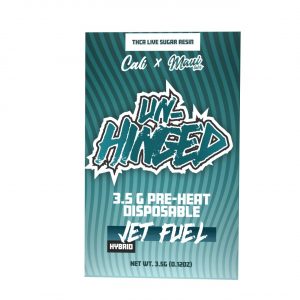 Cali X Unhinged Pre-Heat Disposable Vape 3.5G - Jet Fuel Hybrid | Pre-Heat 3.5G