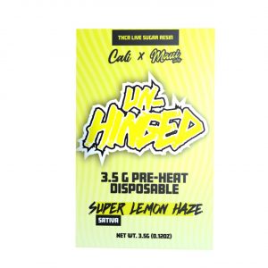 Cali X Unhinged Pre-Heat Disposable Vape 3.5G - Super Lemon Haze Sativa | Pre-Heat 3.5G