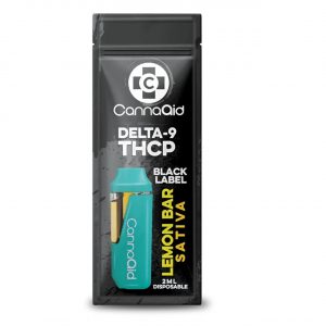 CannaAid Black Label HHC/D9/THCP Disposable Vape 2ML - Lemon Bar Sativa | Black Label