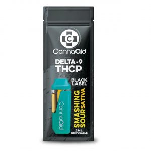 CannaAid Black Label HHC/D9/THCP Disposable Vape 2ML - Smashing Sour Sativa | Black Label
