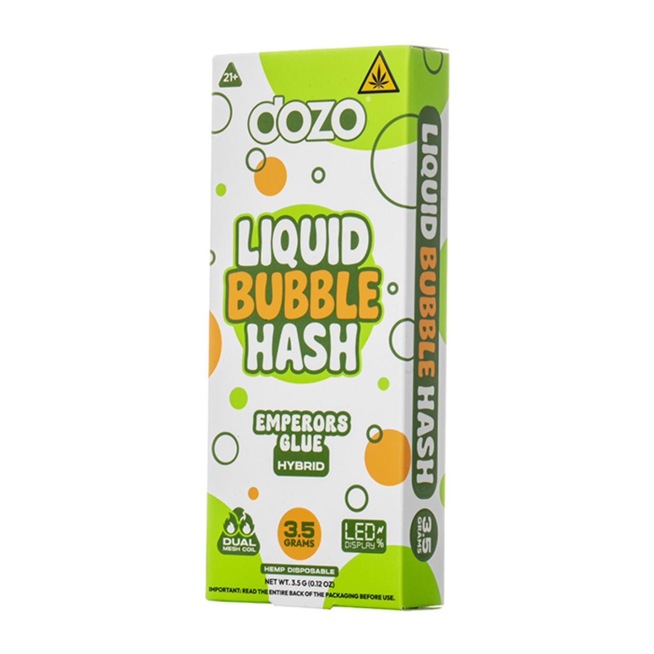 Dozo Liquid Bubble Hash Disposable Vape 3.5G - Emperors Glue Hybrid | Liquid Bubble Hash