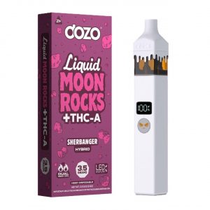 Dozo THC-A Liquid Moon Rock Disposable Vape 3.5G - Sherbanger Hybrid | Liquid Moon Rock