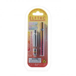 ELFTHC THCP Slim Vape Battery 0.5G + Wax/Dab Cartridge – Blueberry Caviar (Sativa)