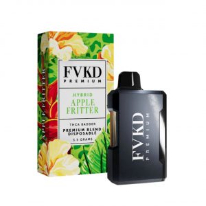 FVKD Badder THCA Premium Disposable Vape 3.5G - Apple Fritter Hybrid | THCA Badder