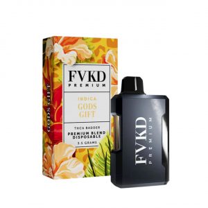 FVKD Badder THCA Premium Disposable Vape 3.5G - Gods Gift Indica | THCA Badder