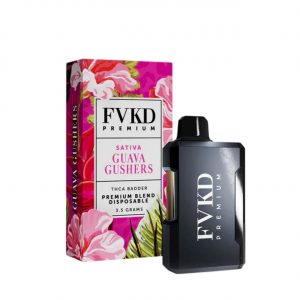 FVKD Badder THCA Premium Disposable Vape 3.5G - Guava Gushers Sativa | THCA Badder