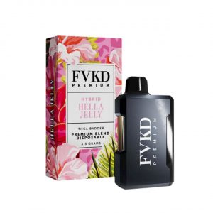 FVKD Badder THCA Premium Disposable Vape 3.5G - Hella Jelly Hybrid | THCA Badder