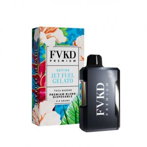 FVKD Badder THCA Premium Disposable Vape 3.5G - Jet Fuel Gelato Sativa | THCA Badder