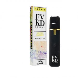 FVKD THC Sugar Disposable Vape 3.5G - White Gummy Hybrid | THC Sugar