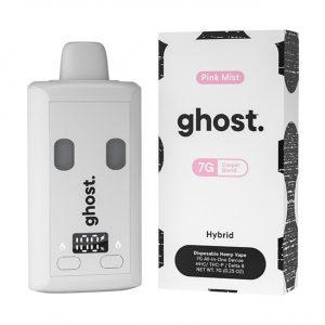 ghost. Casper Blend D8/HHC/THC-P Disposable Vape 7G - Pink Mist Hybrid | Casper Blend 7G