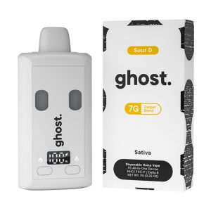 ghost. Casper Blend D8/HHC/THC-P Disposable Vape 7G - Sour D Sativa | Casper Blend 7G