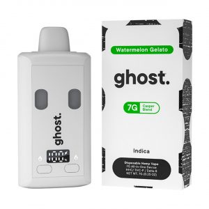 ghost. Casper Blend D8/HHC/THC-P Disposable Vape 7G - Watermelon Gelato Hybrid | Casper Blend 7G