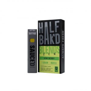 Half Bak'd Zen Blends Disposable Vape 1G - Kiwi Berry Indica | Zen Blends