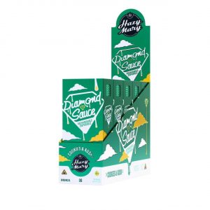Hazy Mary Diamond Sauce Disposable Vape 3G - Cookies & Kush Indica | Diamond Sauce