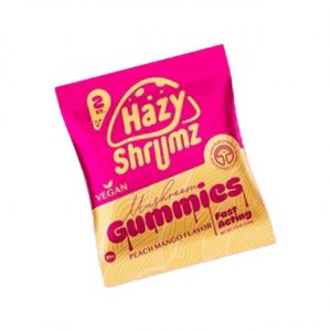 Hazy Shrumz Mushroom Gummies – Peach Mango