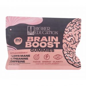 Higher Education Functional Mushroom Gummies 30CT – Brain Boost-Strawberry