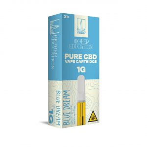 Higher Education Pure CBD Cartridge 1G – Blue Dream (Sativa)