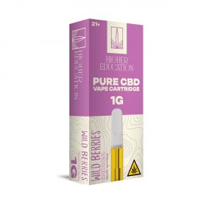 Higher Education Pure CBD Cartridge 1G – Wild Berries (Indica)