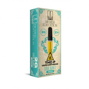 Higher Education THCP Vape Cartridge 2G – Sour Runtz (Indica)