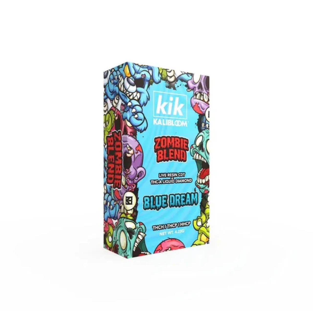 KIK Kalibloom Zombie Blend Live Rosin Disposable Vape - Blue Dream Sativa | Live Rosin
