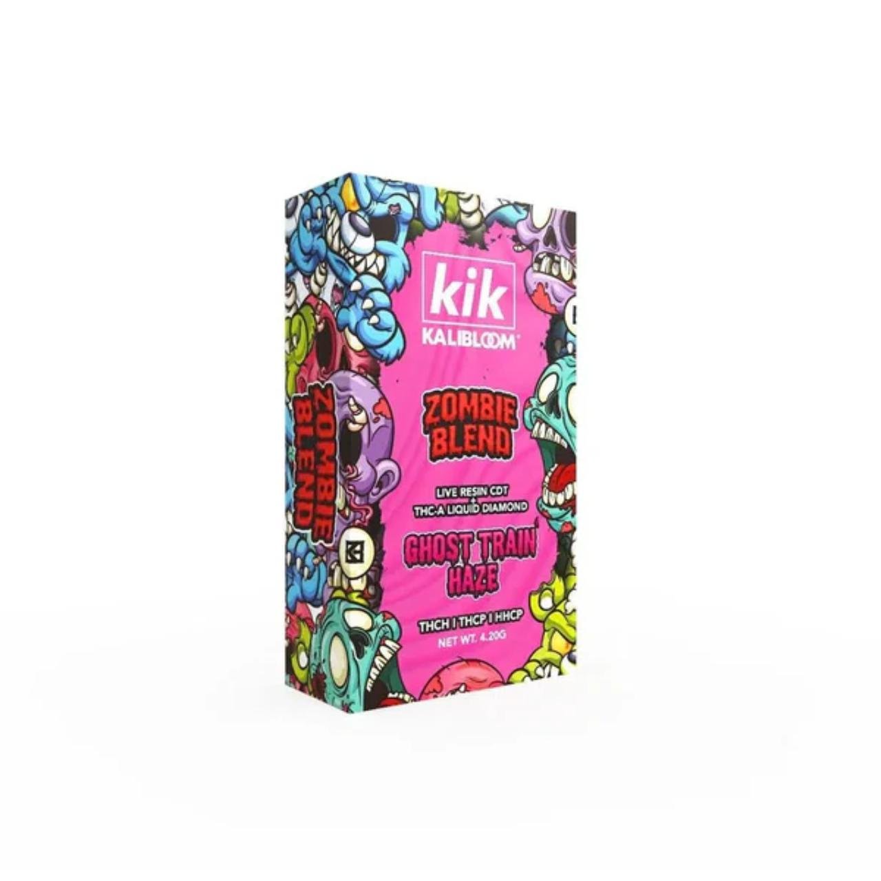 KIK Kalibloom Zombie Blend Live Rosin Disposable Vape - Ghost Train Haze Sativa | Live Rosin