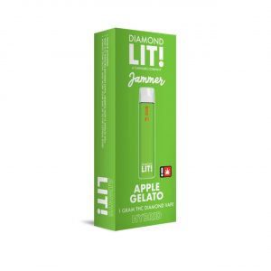 LIT THC Diamond Jammer Disposable Vape 1G – Apple Gelato Hybrid | THC Diamonds