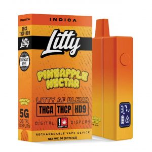 Litty Live Diamond THCA/THCP/HD9 Disposable Vape 5G - Pineapple Nectar Hybrid | Live Diamond 5G