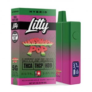 Litty Live Diamond THCA/THCP/HD9 Disposable Vape 5G - Watermelon Pop Hybrid | Live Diamond 5G