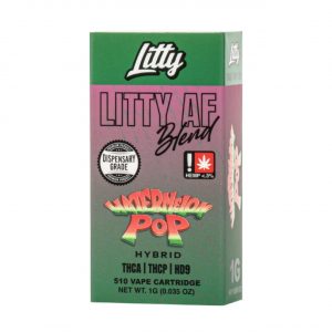 Litty THCA/THCP/HD9 AF Blend Cartridge 1G – Watermelon Pop (Hybrid)