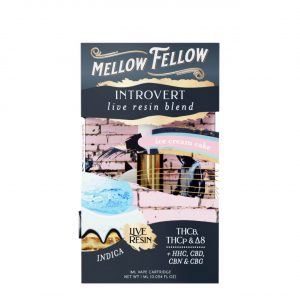 Mellow Fellow Live Resin Blend Cartridge 1ML – Introvert / Ice Cream Cake