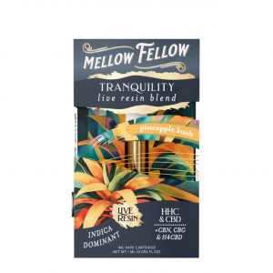 Mellow Fellow Live Resin Blend Cartridge 1ML – Tranquility / Pineapple Kush