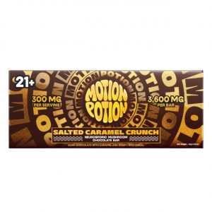 Motion Potion Mushroom Chocolate Bar 300MG – Salted Caramel Crunch