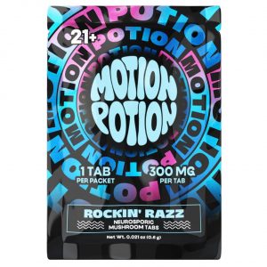 Motion Potion Mushroom Tablets 300MG – Rockin Razz (1CT)