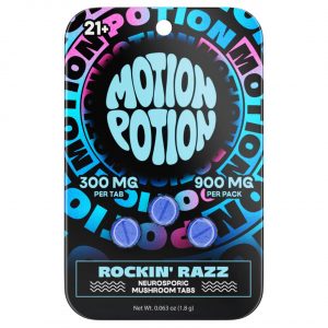 Motion Potion Mushroom Tablets 900MG – Rockin Razz (3CT)