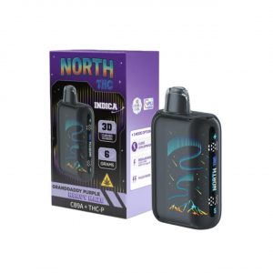 North THC CB9A/THCP Disposable Vape 6G - Granddaddy Purple - Heavy Haze Sativa | CB9A Blend