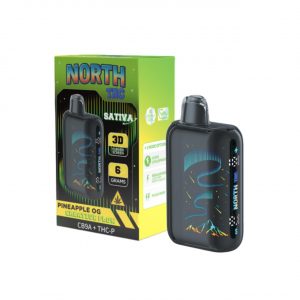 North THC CB9A/THCP Disposable Vape 6G - Pineapple OG - Creative Flow Sativa | CB9A Blend