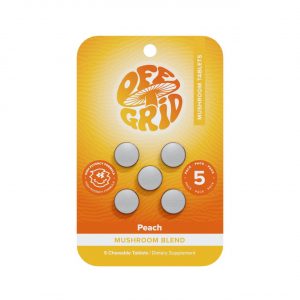 Off Grid Mushroom Blend Tablets 3000MG – Peach (5CT)