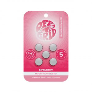 Off Grid Mushroom Blend Tablets 3000MG – Strawberry (5CT)