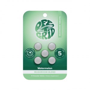 Off Grid Mushroom Blend Tablets 3000MG – Watermelon (5CT)