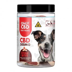 Only CBD Dog Treats 500MG – Steak Bites | CBD Dog Treats