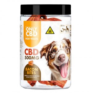 Only CBD Dog Treats 500MG – Bacon Bites | CBD Dog Treats