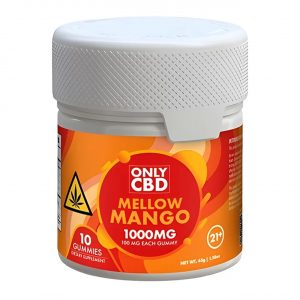 Only CBD Gummies Jar 1000MG – Mellow Mango | CBD Gummies
