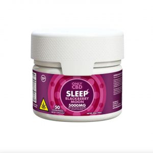 Only CBD Sleep Gummies Jar 5000MG – Blackberry Moon | CBD Sleep Gummies