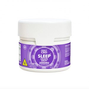 Only CBD Sleep Gummies Jar 5000MG – Grape Drift | CBD Sleep Gummies