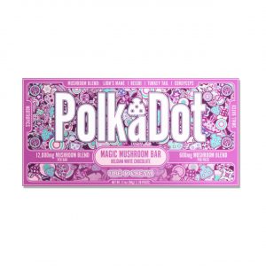 Polk A Dot Mushroom Chocolate Bar 12000MG – Ube & Cream
