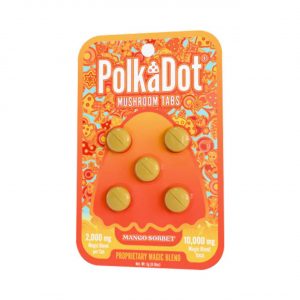 Polk a Dot Magic Blend Mushroom Tablets 10000MG – Mango Sorbet (5CT)