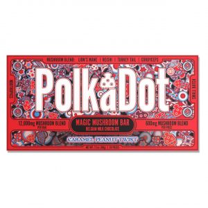 Polk A Dot Mushroom Chocolate Bar 12000MG – Carmel Peanut Twist