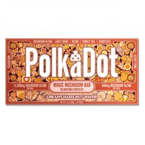 Polk A Dot Mushroom Chocolate Bar 12000MG – Creamy Hazelnut Wafer